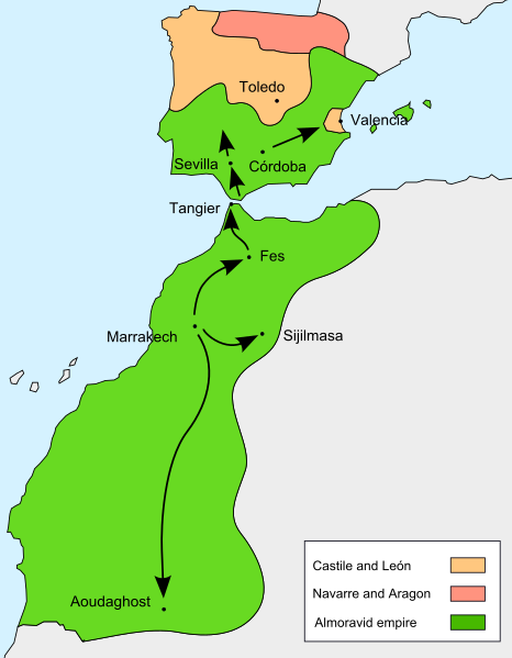 ملف:Map Almoravid empire-en.svg