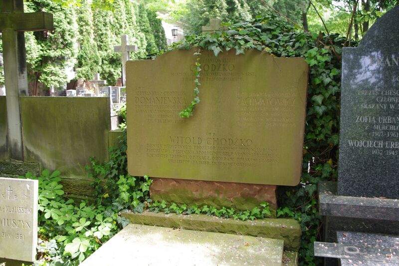 ملف:Witold Chodźko grób.JPG