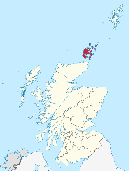 ملف:Orkney Islands in Scotland.svg