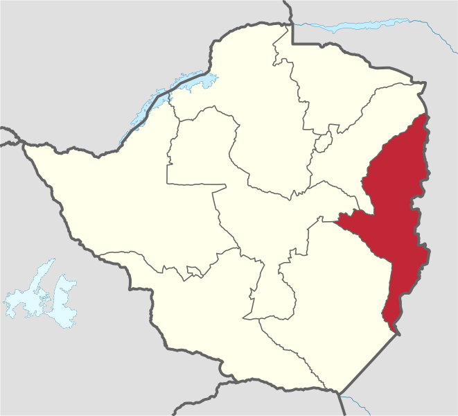 ملف:Manicaland in Zimbabwe.svg