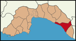 مقاطعة آلانيا في محافظة أنطاليا.