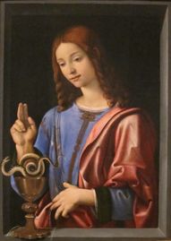 St. John the Evangelist, oil on panel, 1504-6, Honolulu Academy of Arts, USA