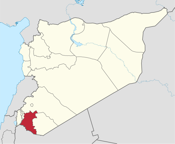 ملف:Daraa in Syria (+Golan).svg