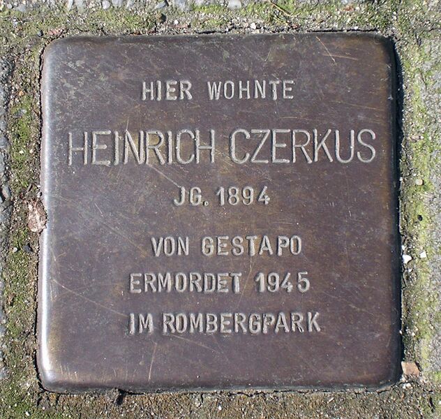 ملف:Czerkus Stolperstein.JPG