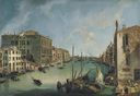 Giovanni Antonio Canal, il Canaletto - Grand Canal, Looking East from the Campo San Vio - WGA03847.jpg