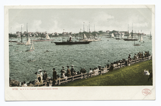 Yachts in harbor viewed from Fort Sewall