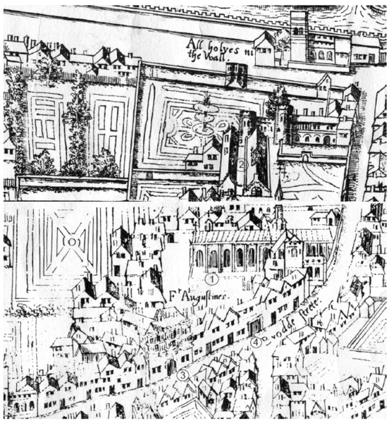 ملف:Austin Friary copperplate map.png