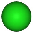 3D model of the chloride anion