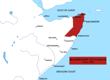سلطنة مجرتين في أواخر القرن التاسع عشر.