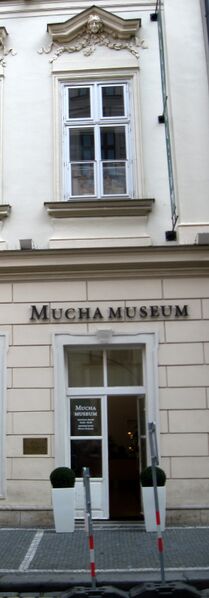 ملف:Mucha Museum in Prague.jpg