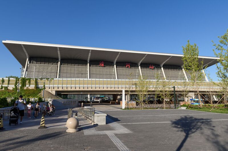 ملف:Qinghe Railway Station (20220717175655).jpg