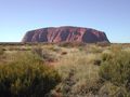 Uluru (Ayers Rock), one of the best known images of the Northern Territory