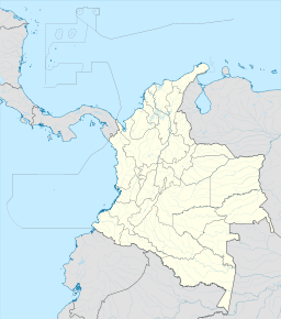 Location of the Gulf of Urabá within Colombia