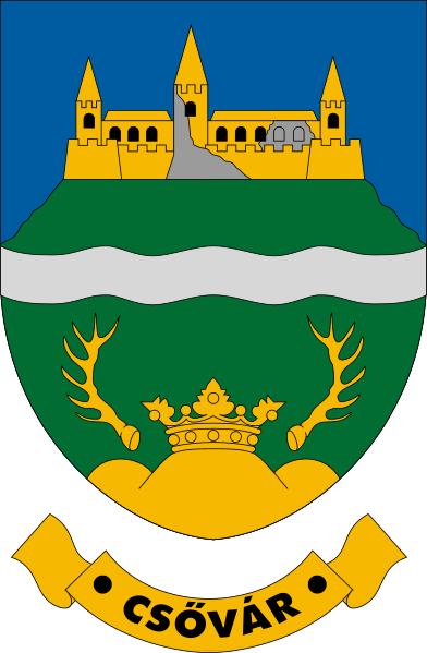 ملف:HUN Csővár Címer.svg