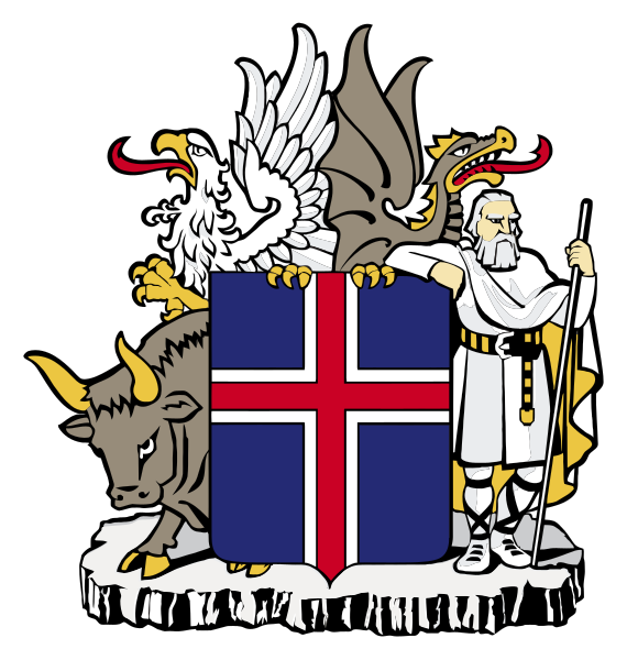 ملف:Coat of arms of Iceland.svg