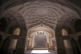 A room inside the Tabātabāei House.