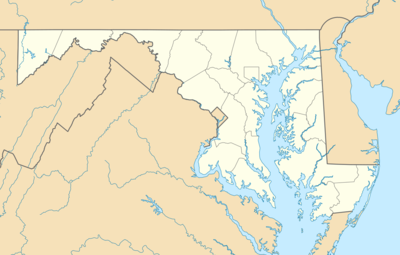 Location map USA Maryland