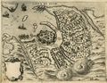 Map of Chios town, 1574