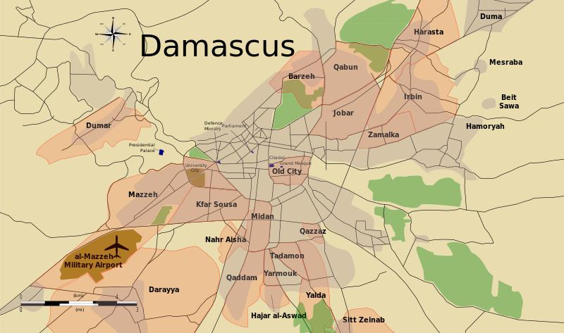 ملف:Battle of Damascus map.svg