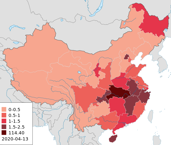 ملف:COVID-19 attack rate in Mainland China.svg