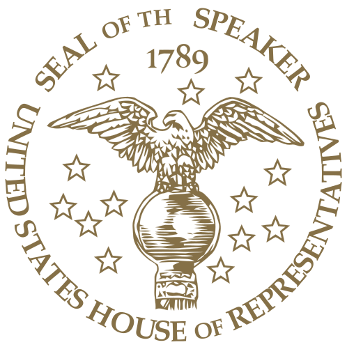 ملف:Seal of the Speaker of the US House of Representatives.svg