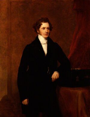 Frederick Richard Say (1805-1868) - Edward Stanley, 14th Earl of Derby - NPG 1806 - National Portrait Gallery.jpg