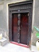 Traditional Zanzibar style door