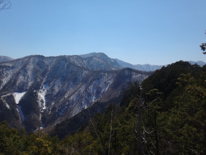 ملف:妙法が岳からの霧藻ヶ峰・白岩山・雲取山.jpg