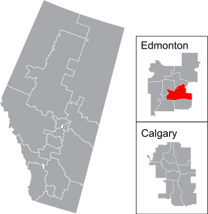 Edmonton Strathcona (federal electoral district).svg