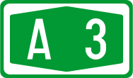 ملف:Motorway-A3-Hex-Green.svg