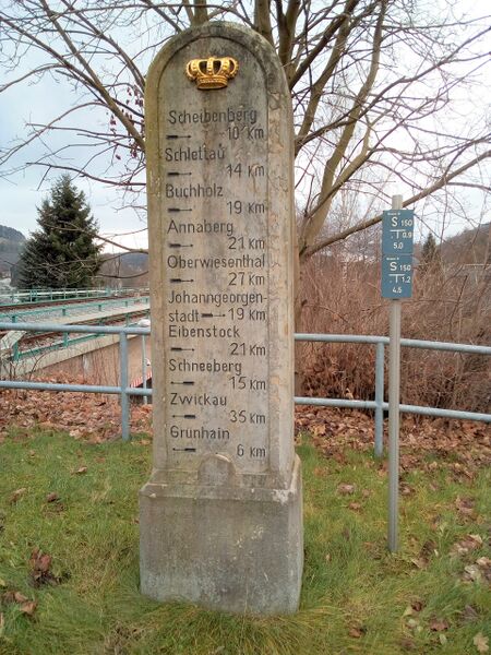 ملف:Postmeilenstein Schwarzenberg (1).jpg