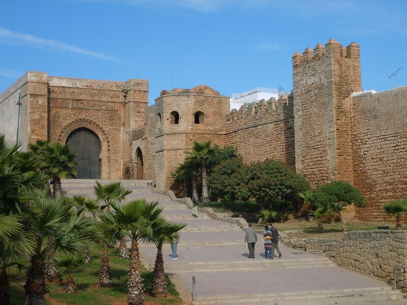 ملف:Kasbah Oudayas exterior.jpg