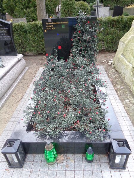 ملف:Xymena Zaniewska Chwedczuk grób.jpg