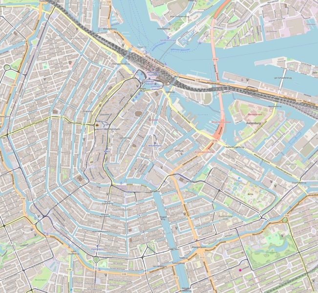 ملف:Amsterdam centre map.png