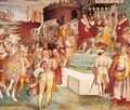 Charles V announcing the capture of Tunis to Pope Paul III in 1535