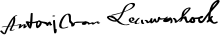 ملف:Antonie van Leeuwenhoek Signature.svg