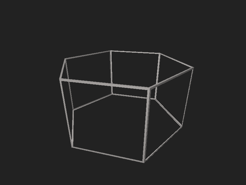 ملف:Hexagonal prism wireframe.stl