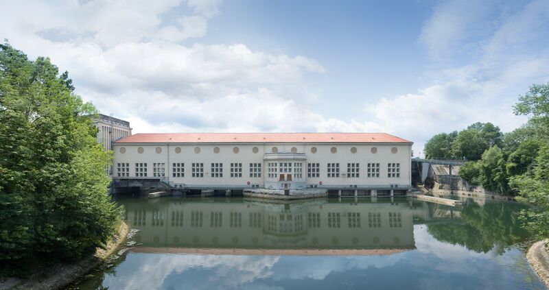 ملف:Laufwasserkraftwerk Finsing 2.jpg