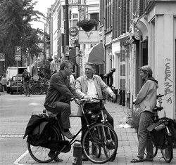 Dutch people speaking on the street.jpg