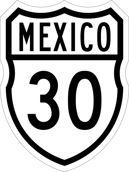 ملف:Carretera federal 30.svg
