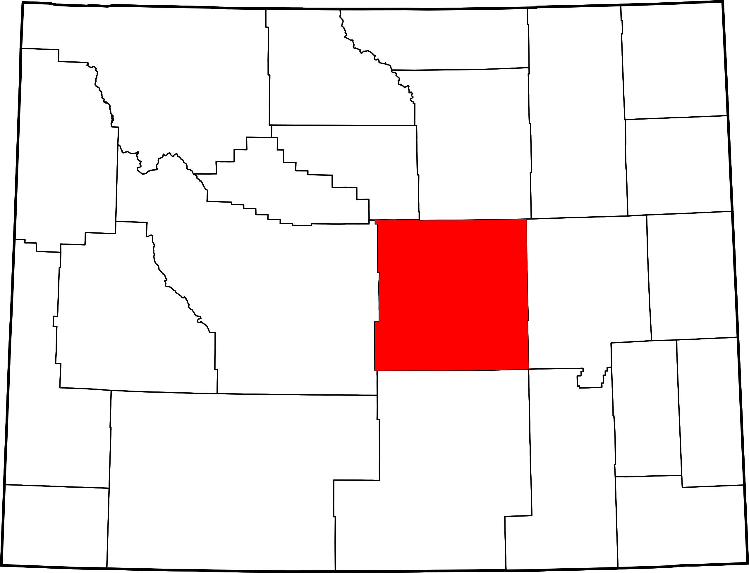 ملف:Map of Wyoming highlighting Natrona County.svg - المعرفة