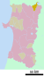 Kosaka in Akita Prefecture Ja.svg