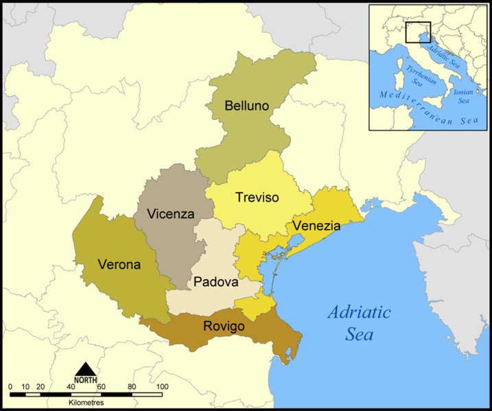 ملف:Provinces of Veneto map.png