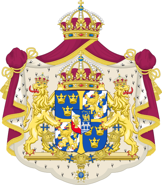 ملف:Coat of Arms of Sweden.svg