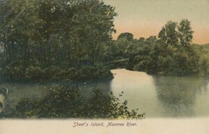 Sheet&#39;s Island, Maumee River, Maumee, Ohio, 1900s