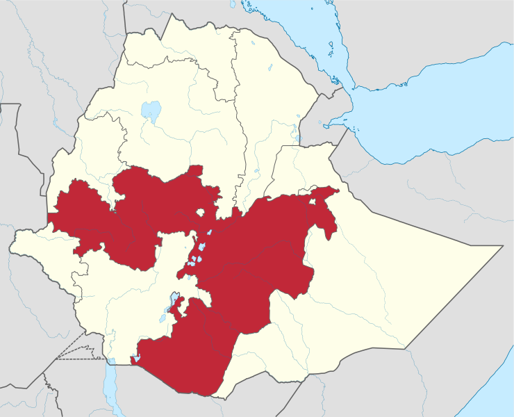 ملف:Oromia in Ethiopia.svg