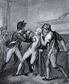 The arrest of Robespierre.