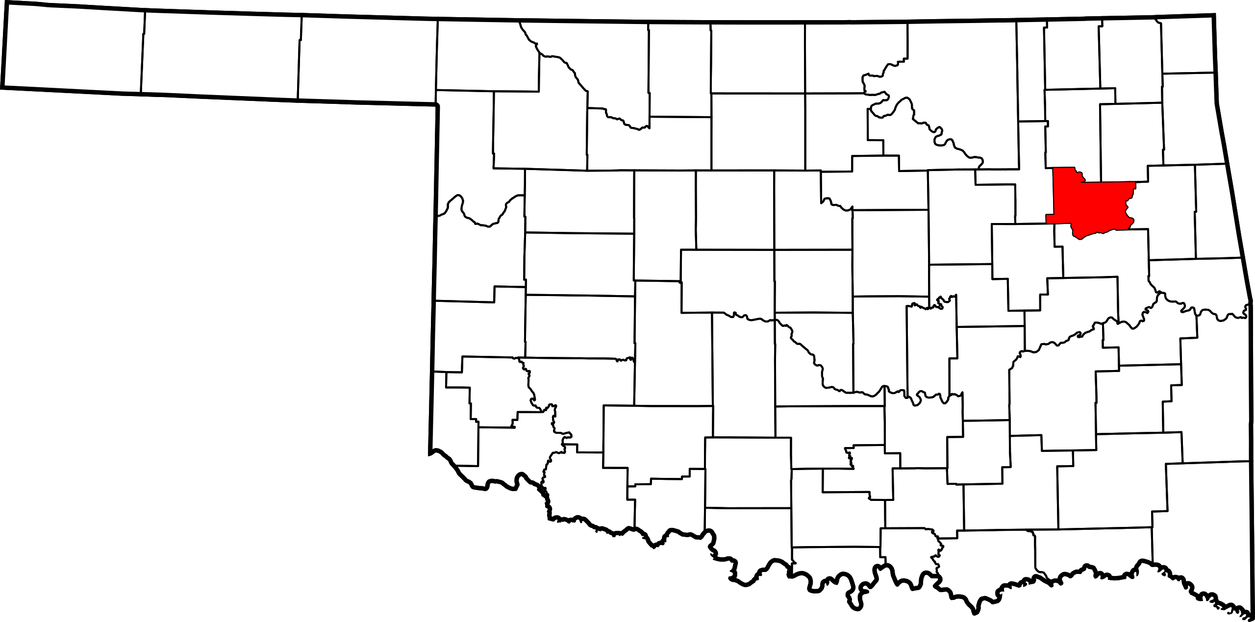 ملفMap of Oklahoma highlighting Wagoner County.svg المعرفة