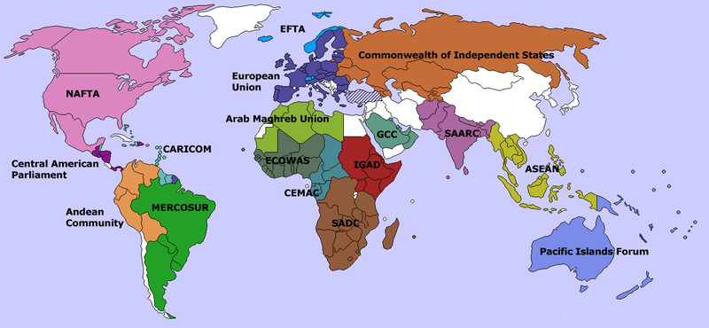 ملف:Regional Organizations Map.png