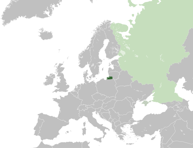 ملف:Kaliningrad Oblast within Europe.svg